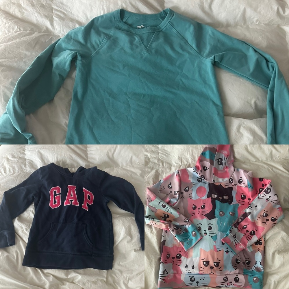 Girls size 10 sweatshirt bundle (jy85)